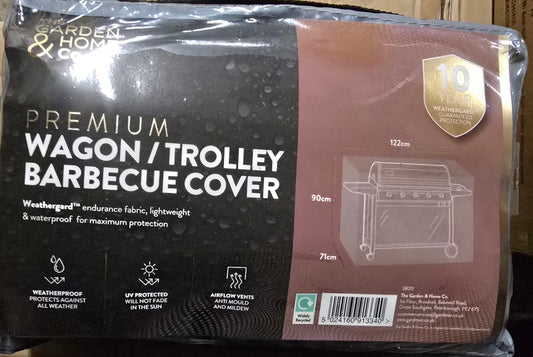 JOB LOT OF 12 PREMIUM WAGON TROLLEY BARBECUE COVER GREY FURNITURE COVER MASSIVE RE SALE POTENTIAL