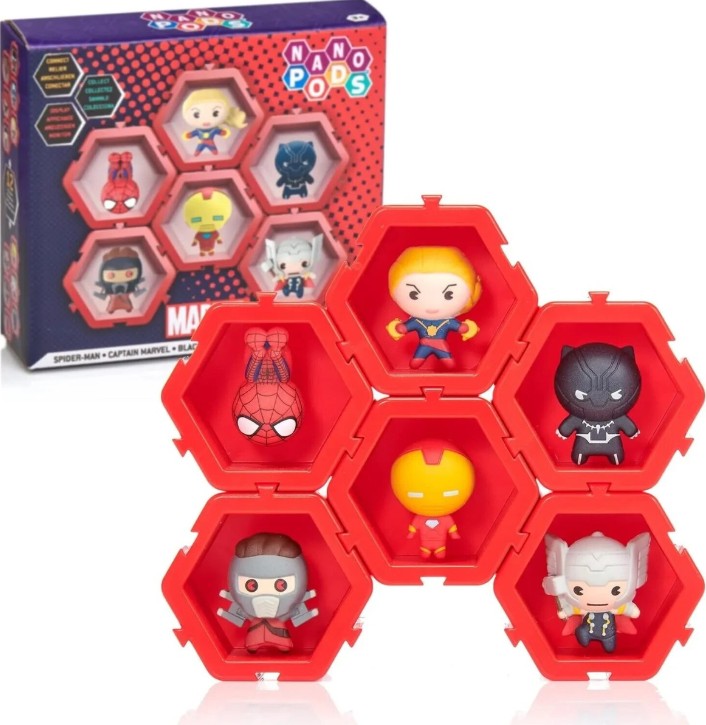 24 X NEW NANO PODS - MARVEL 6 PACK