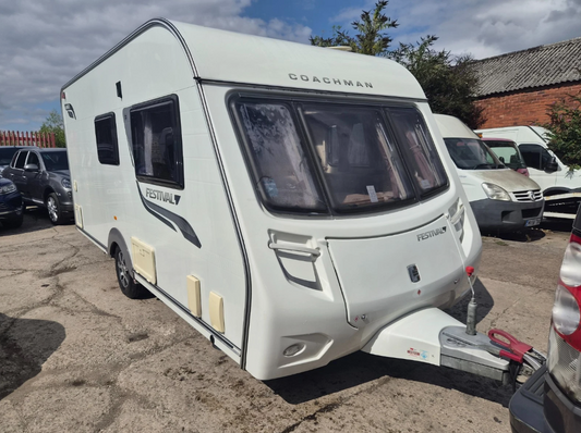2012 COACHMAN FESTIVAL 452 2 BERTH END BATHROOM TOURING CARAVAN >>--NO VAT ON HAMMER--<<