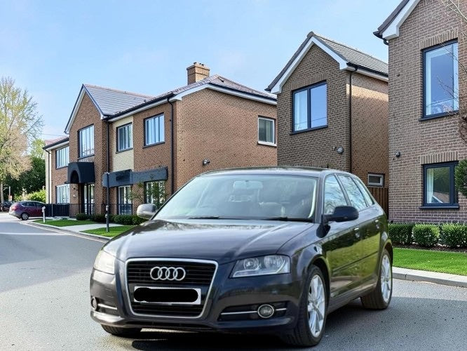 2011 AUDI A3 SPORT 138 TDI 2.0 DIESEL MANUAL HATCHBACK BLACK >>--NO VAT ON HAMMER--<<