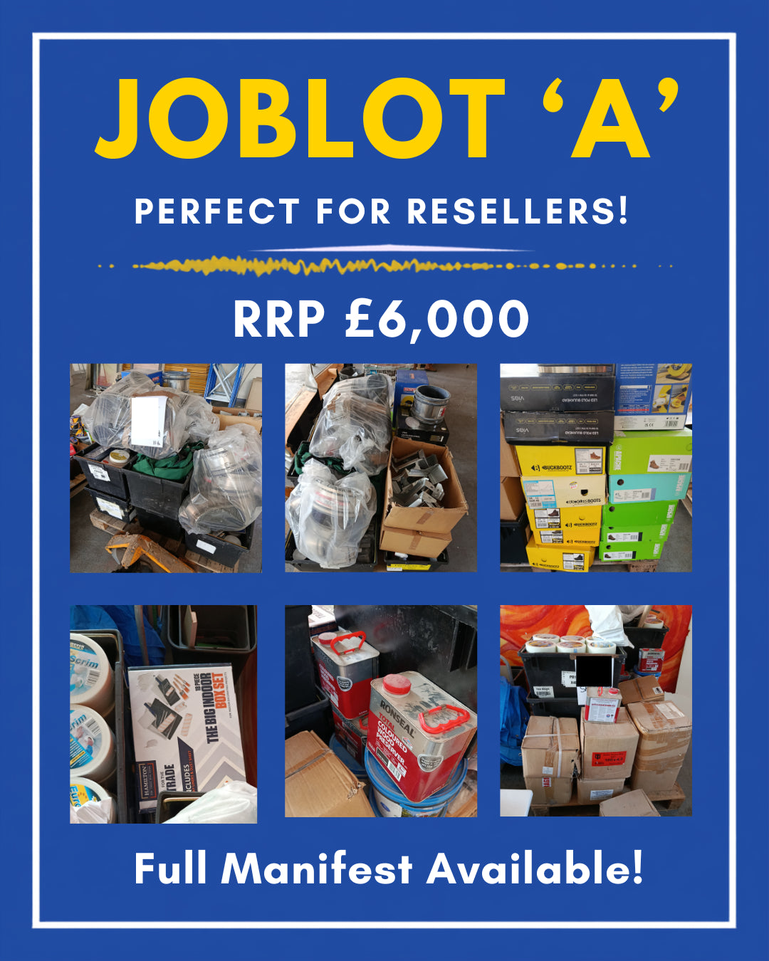 BULK JOBLOT ‘A’ PERFECT FOR RESELLERS RRP £6,000