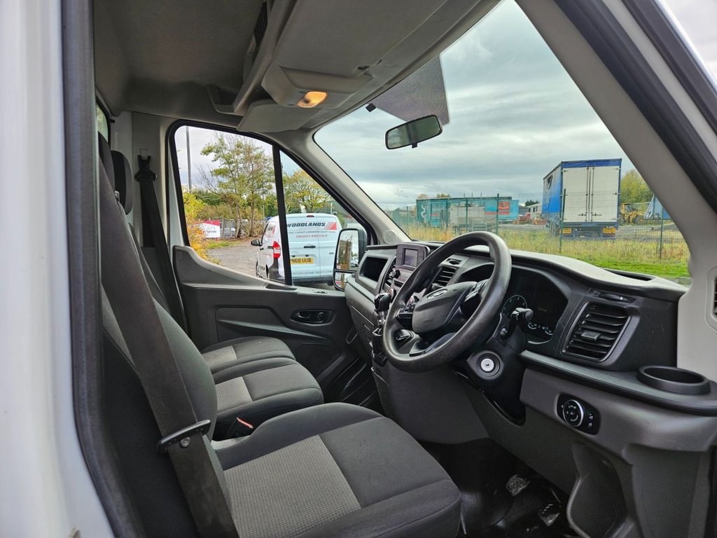 **(ONLY 74K MILEAGE)** 2022 FORD TRANSIT 350 LEADER ECOBLUE 130BHP LWB L3 13FT ALLOY DROPSIDE PICKUP