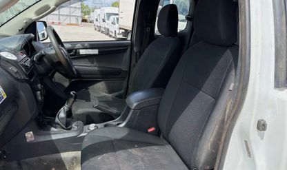 **(ONLY 116K MILEAGE)** 2017 ISUZU D-MAX 1.9 DIESEL MANUAL PICK UP, WHITE