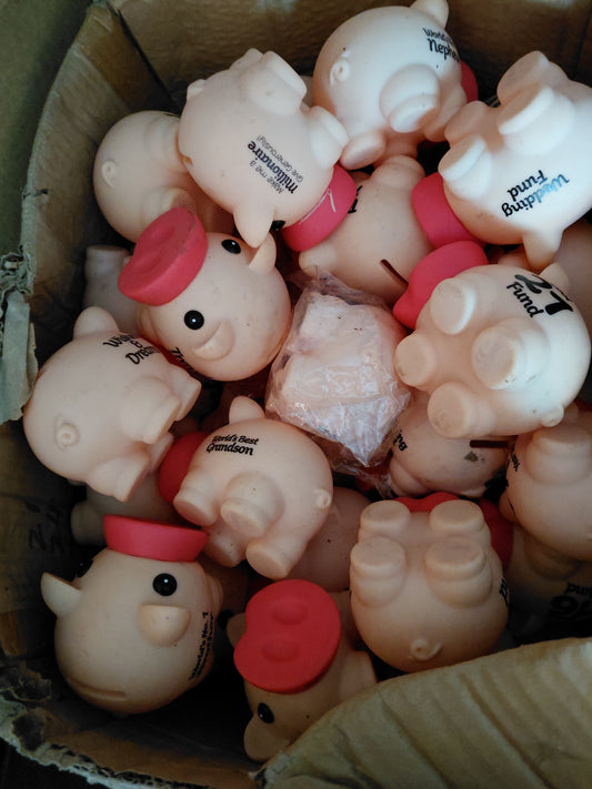 50X PIGGY BANKS MONEY BOXES