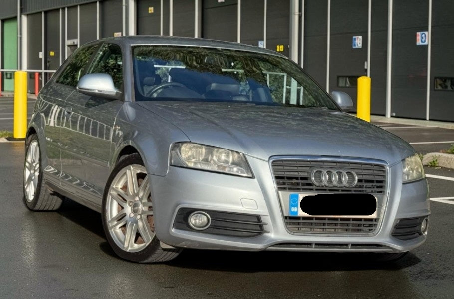 2009 AUDI A3 S LINE 1.8 TFSI PETROL MANUAL HATCHBACK SILVER >>--NO VAT ON HAMMER--<<
