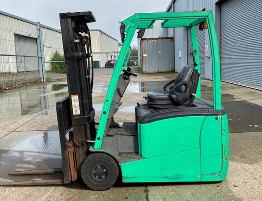 **(INCLUDES CHARGER)** 2015 MITSUBISHI FB16CPNT ELECTRIC FORKLIFT