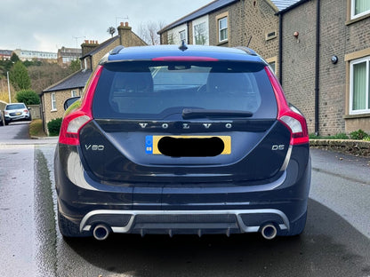 2011 VOLVO V60 R-DESIGN D5 AUTO 2400CC DIESEL BLACK ESTATE >>--NO VAT ON HAMMER--<<