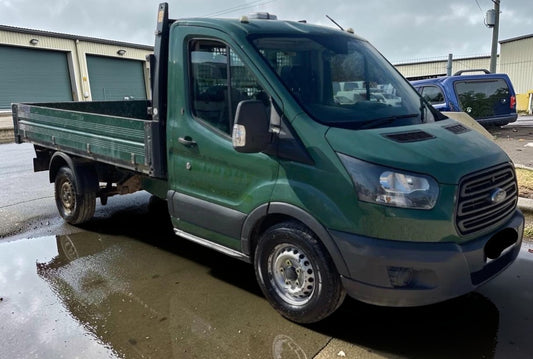 2017 FORD TRANSIT 350 2.0 DIESEL MANUAL CHASSIS CAB GREEN