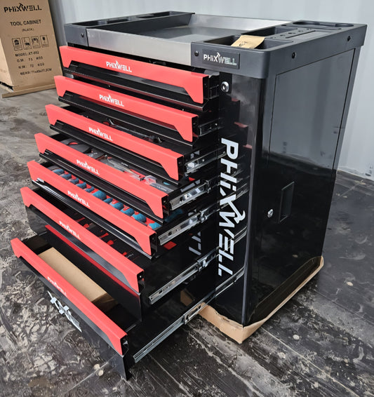 PHIXWELL XT002 FULLY STOCKED NEW TOOLBOXES ON WHEELS