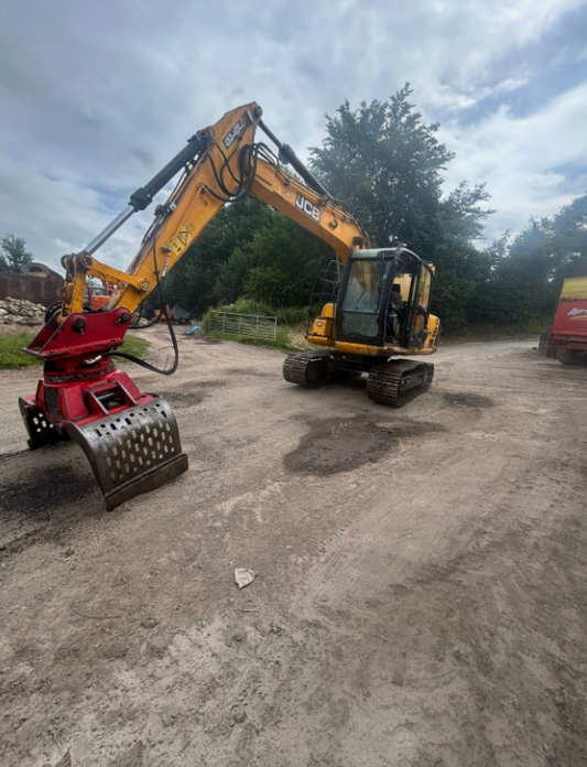2019 JCB JS145HR MATERIAL HANDLER EXCAVATOR