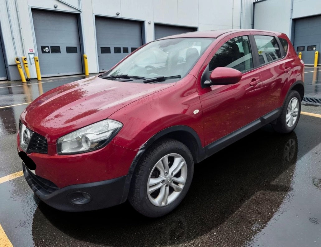 2012 NISSAN QASHQAI ACENTA DCI 1.5L DIESEL MANUAL RED SUV >>--NO VAT ON HAMMER--<<