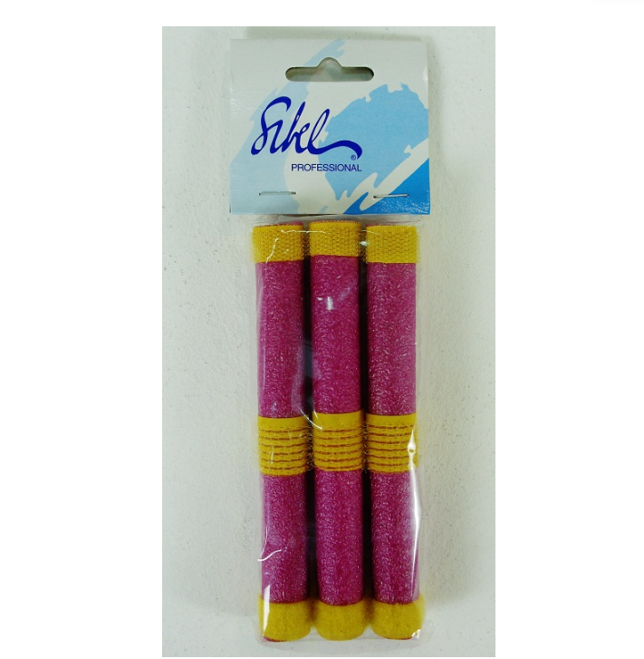 200 X PURPLE HAIR CURLERS'-MEDIUM