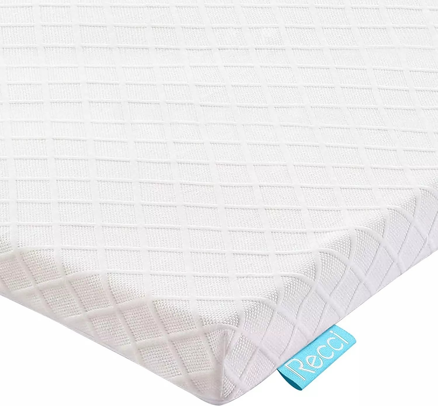 RECCI MEMORY FOAM MATTRESS TOPPER SMALL DOUBLE BED PRESSURE RELIEF (120X190X5CM) NEW