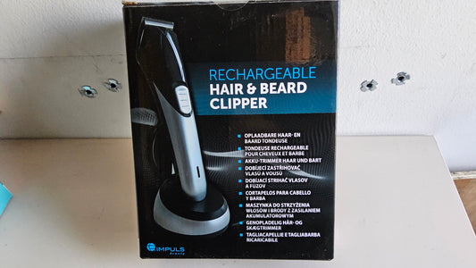 18 PC HAIR&BEARD CLIPPER RECHARGEABLE