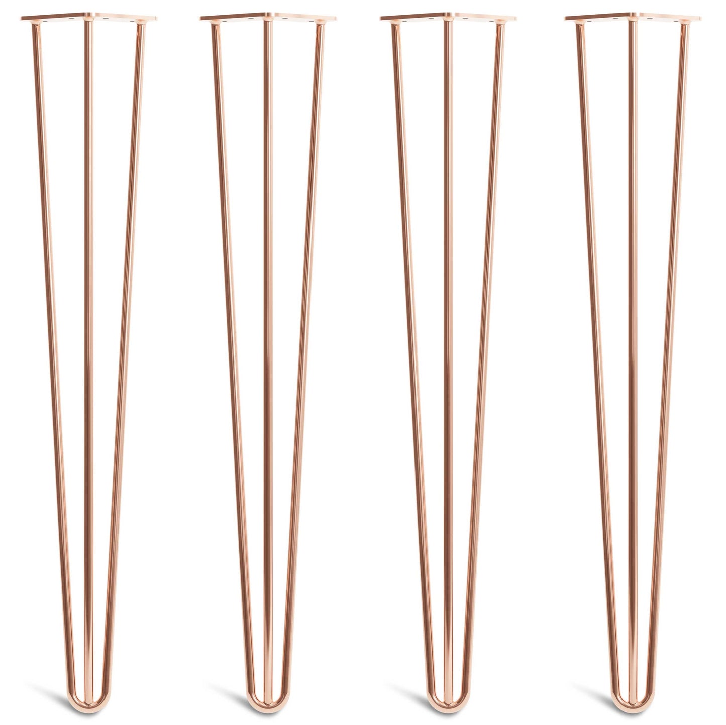 FULL PALLET OF PREMIUM COPPER HAIRPIN LEGS – 48 BOXED SETS – RETAIL READY NEW STOCK