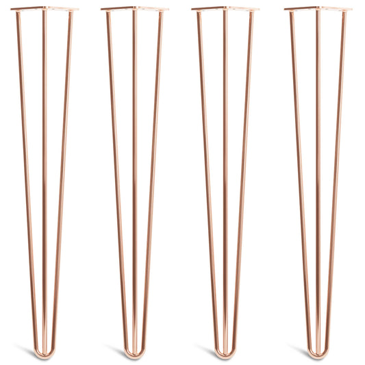 FULL PALLET OF PREMIUM COPPER HAIRPIN LEGS – 48 BOXED SETS – RETAIL READY NEW STOCK