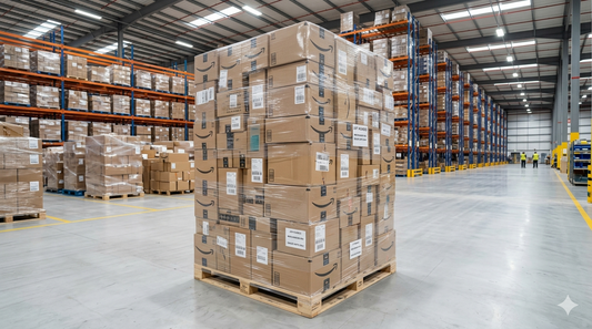 PALLET OF AMAZON MERCHANDISE MAINLY NEW STOCK MIXED WITH CUSTOMER RETURNS CHOSEN AT RANDOM