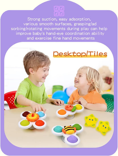 SUCTION SPINNER TOYS - QTY 560 PCS - PRICE RRP 8.99