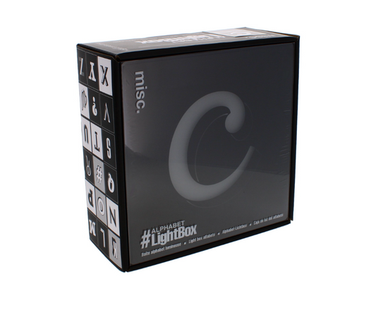 120 X ALPHABET LIGHT UP BOX C