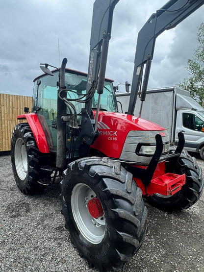 MCCORMICK CX95 QUICKE Q40 LOADER 6300 HOURS FROM NEW