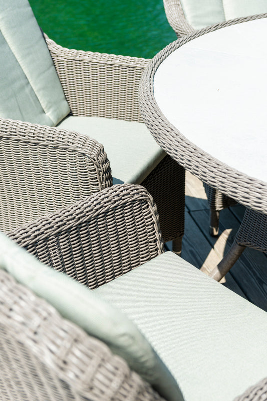 ALEXANDER ROSE HAZELMERE 2 SEATER BISTRO SET LUXURY RATTAN GARDEN FURNITURE RRP £800
