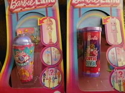 MINI BARBIE LAND DOLLS AND PETS COME IN SHOP DISPLAY STAND 20X UNITS RRP 6.99