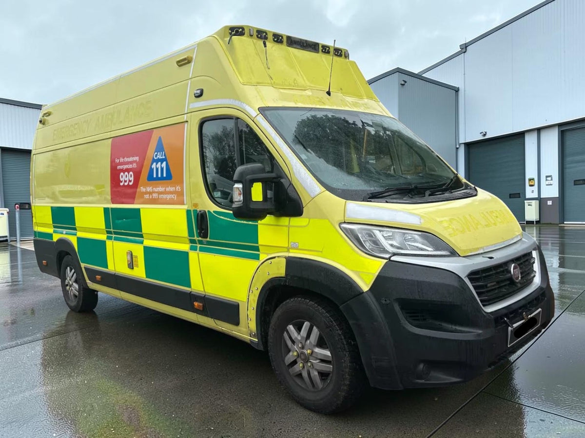 2018 FIAT DUCATO EXLWB EXTRA HIGH ROOF L4 MULTIJET EX-AMBULANCE (68 REG)