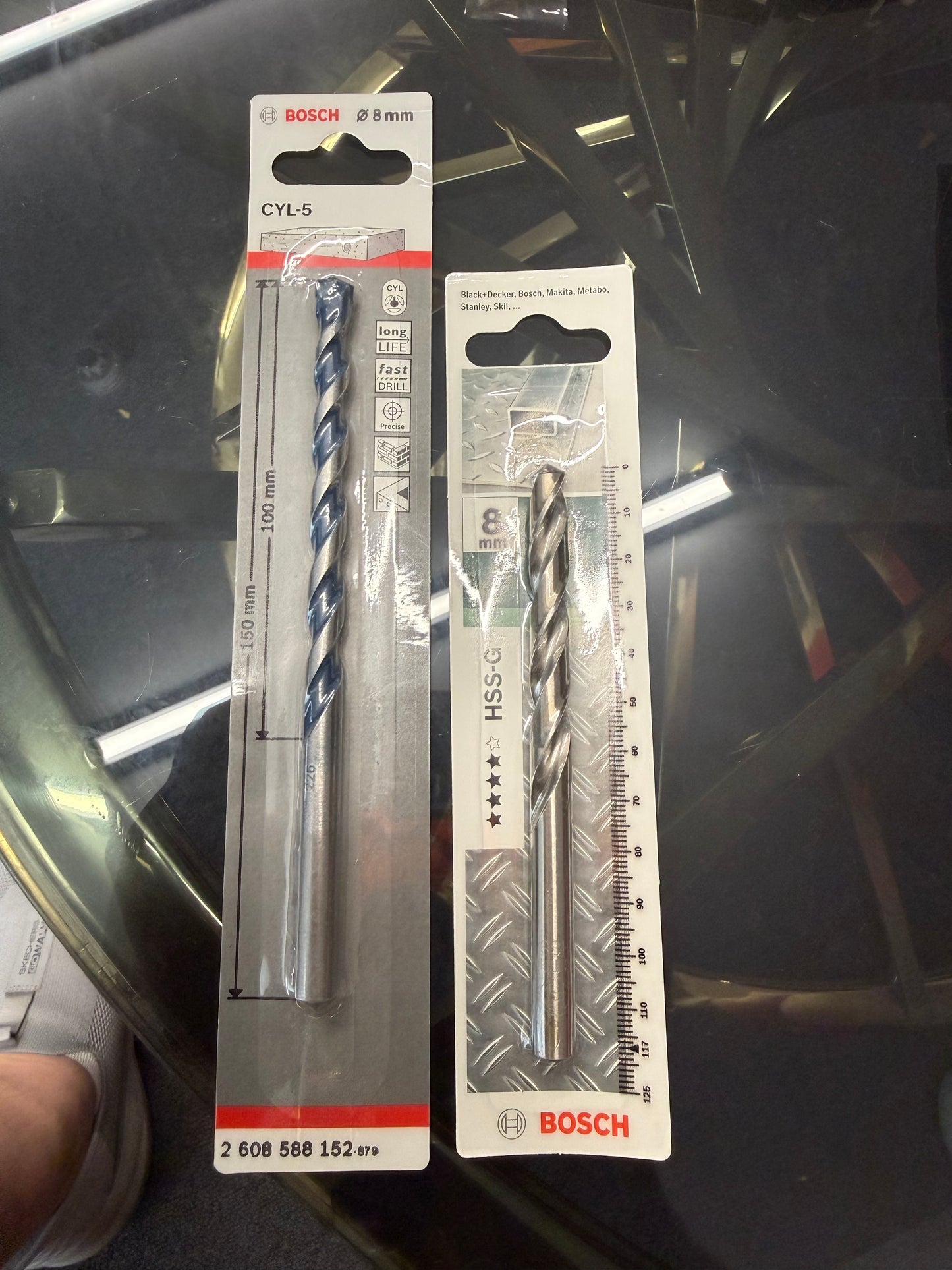 72 X GENUINE BOSCH 8MM DRILL BITS – BRAND NEW RETAIL PACKED – RRP OVER £500