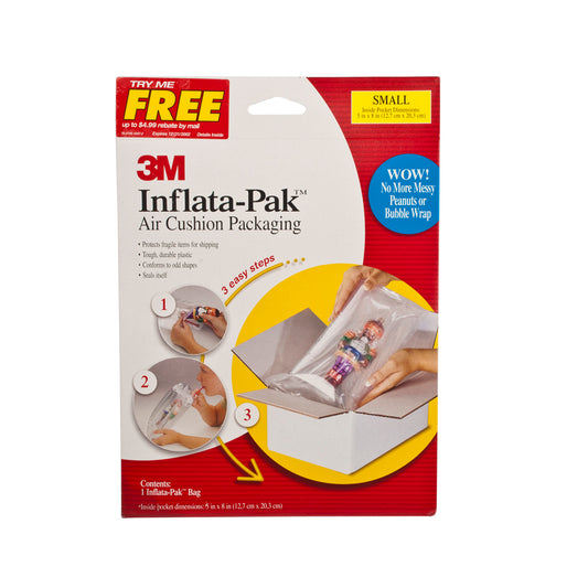 1083 PCS 3M INFLATA-PAK AIR CUSHION PACKAGING 5"X8"