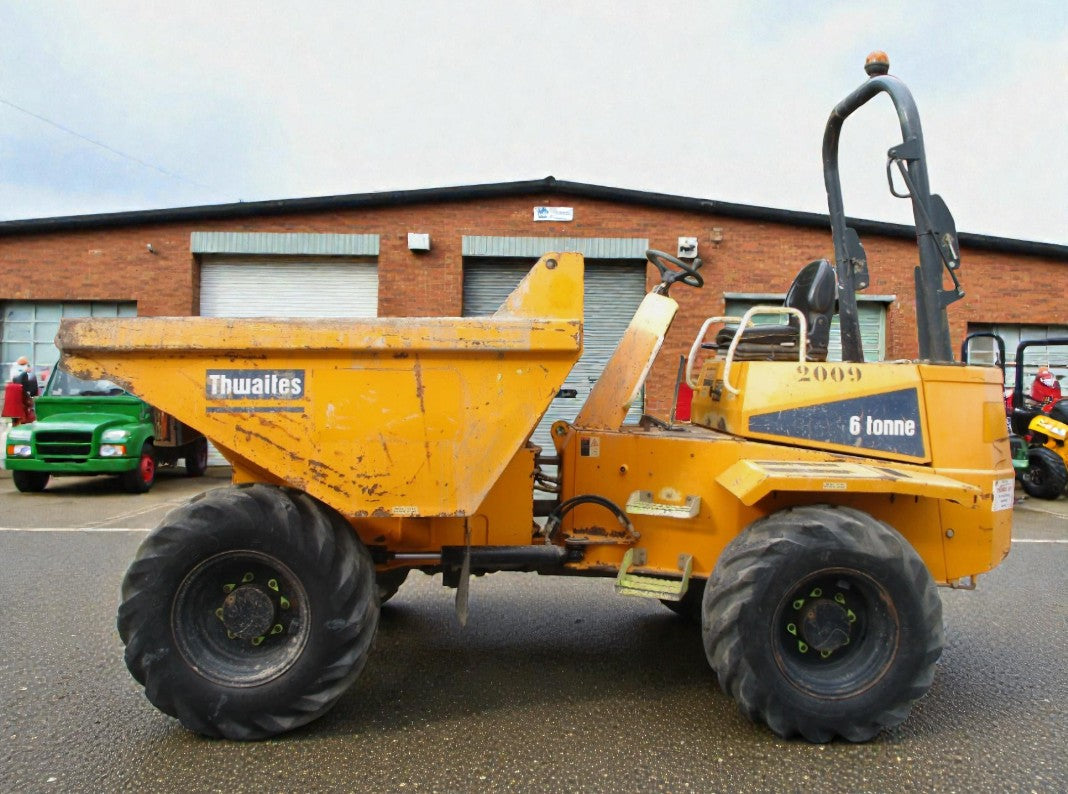 2015 THWAITES 6 TON DUMPER WITH DEUTZ 4-CYLINDER TURBO ENGINE