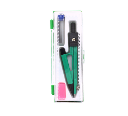 100 X 3PC GEOMETRY BOX-GREEN
