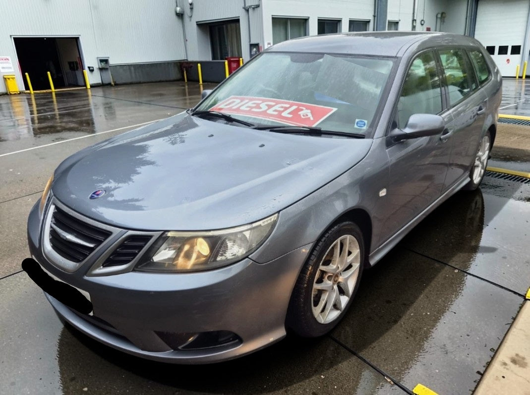 2008 SAAB 9-3 VECTOR SPORT DTH 1.9 DIESEL MANUAL ESTATE GREY >>--NO VAT ON HAMMER--<<
