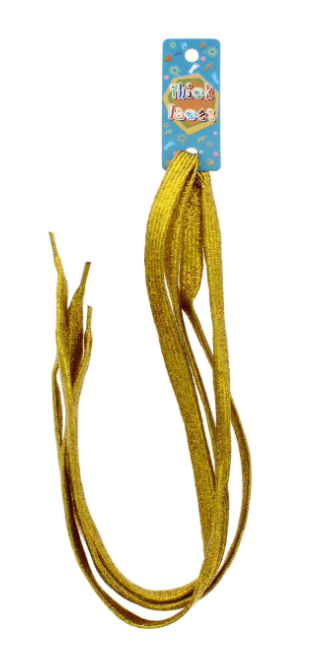 48 X GOLD THICK SHOE LACES