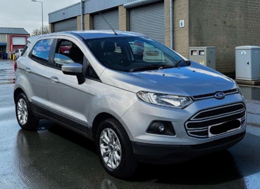 **(ONLY 52K MILEAGE)** 2015 FORD ECOSPORT ZETEC TDCI 1.5L DIESEL MANUAL SUV SILVER