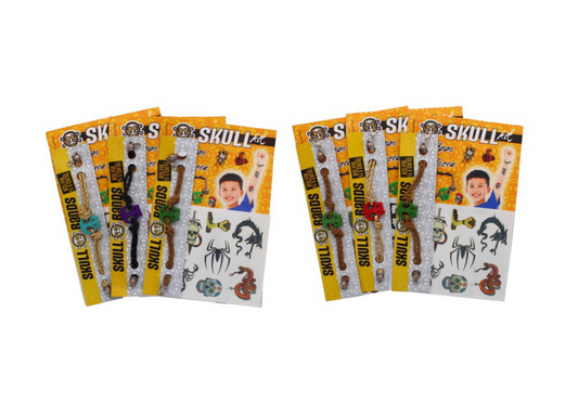 300 X SKULL KIT-7 TATTOOS +1 BAND