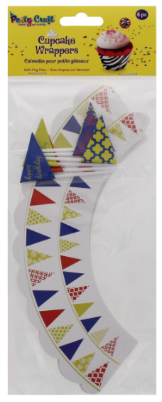 288 X PARTY CRAFT CUPCAKE WRAPPERS HAPPY BIRTH 2