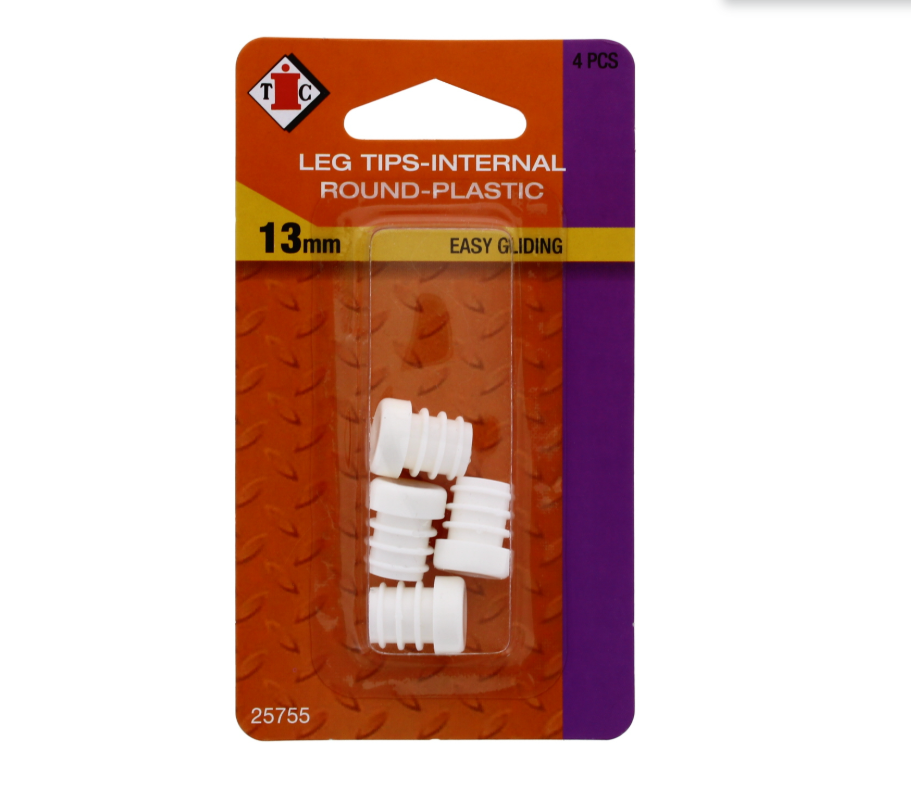 120 X CHAIR TIP INTERNAL TIC-13MM