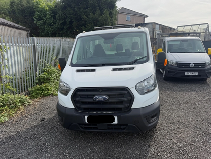 **(ONLY 57K MILEAGE)** 2022 FORD TRANSIT 350 LEADER ECOBLUE 2.0 DIESEL MANUAL CHASSIS CAB WHITE