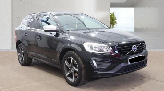 2016 VOLVO XC60 R-DESIGN NAV D4 2.0 DIESEL MANUAL SUV, BLACK >>--NO VAT ON HAMMER--<<