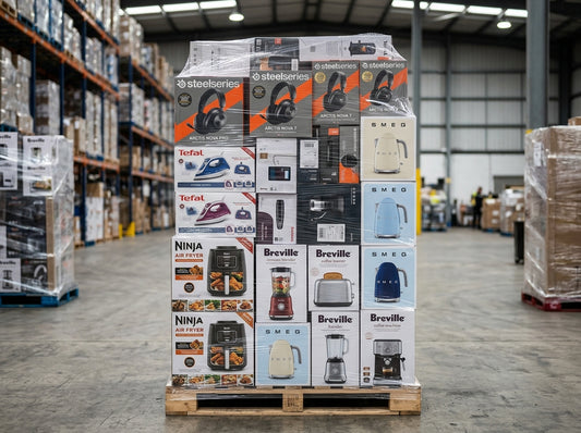 190+ MEGA TECH, GAMING & HOME JOB LOT – NEST HUB, JBL, STEELSERIES, TEFAL & MORE – CUSTOMER RETURNS