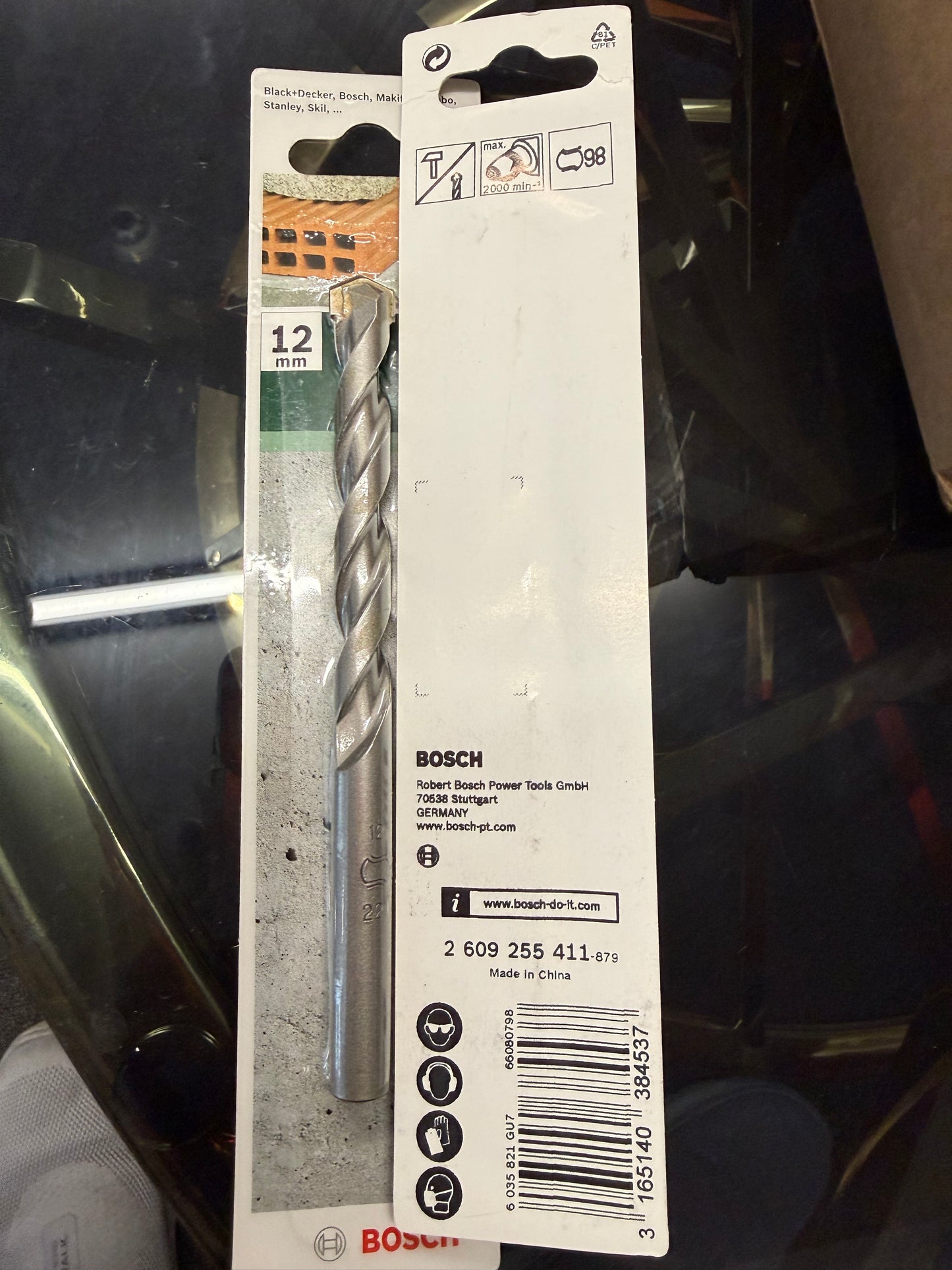 50 X GENUINE BOSCH 12MM DRILL BITS – BRAND NEW RETAIL PACKED--RRP OVER 450