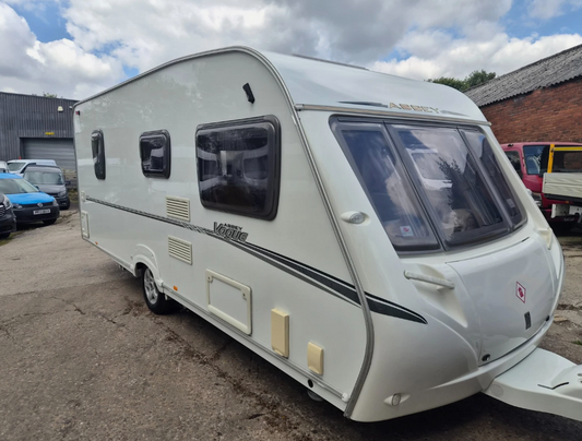 2009 ABBEY VOGUE SE 4 BERTH FIXED BED TOURING CARAVAN >>--NO VAT ON HAMMER--<<