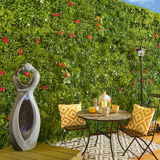 1 X 1M ARTIFICIAL LIVING WALL AZALEA