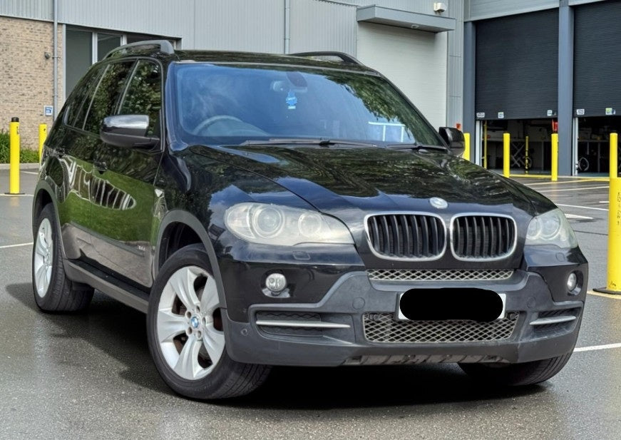2008 BMW X5 3.0D SE 5S AUTO 2993CC DIESEL SUV BLACK >>--NO VAT ON HAMMER--<<