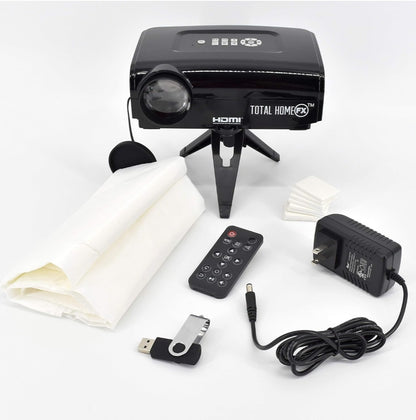 NEW TOTAL HOMEFX SERIES - PROJECTER FOR ANY OCCASSIONS COMES WITH PRE-LOADED SEASONAL VIDEOS