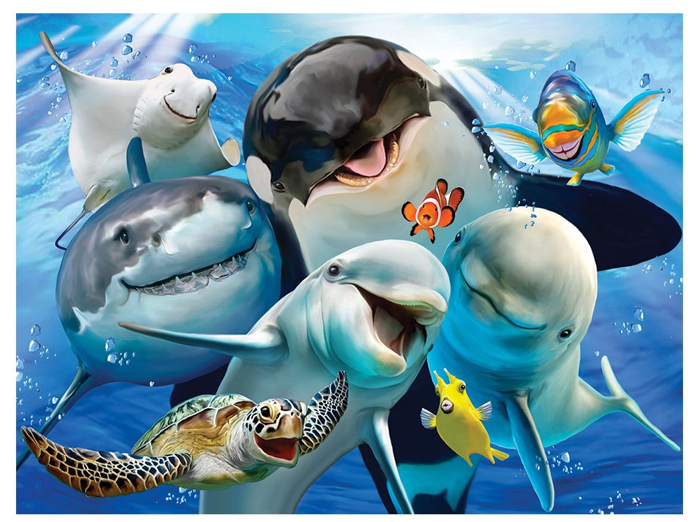 OCEAN SELFIE 3D EFFECT POSTER