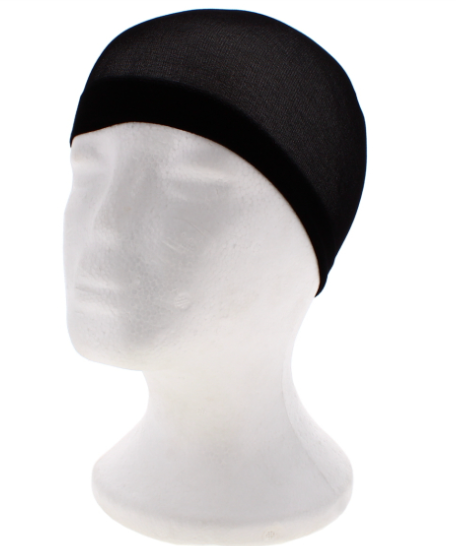 48 X 1PC BLACK STOKING WIG CAP