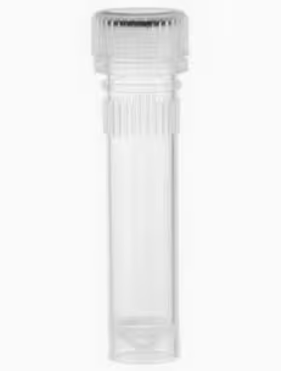 42 X BRAND NEW CRYOVIAL TUBE 2ML WITH CLEAR CAP PER 500