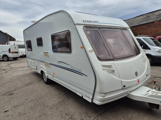 2009 STERLING ECCLES ONYX – 4 BERTH TOURING CARAVAN >>--NO VAT ON HAMMER--<<