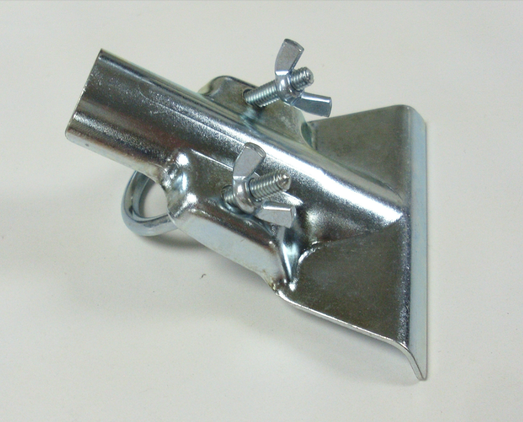 400 X BROOM HANDLE METAL CLAMP W/WING NUTS